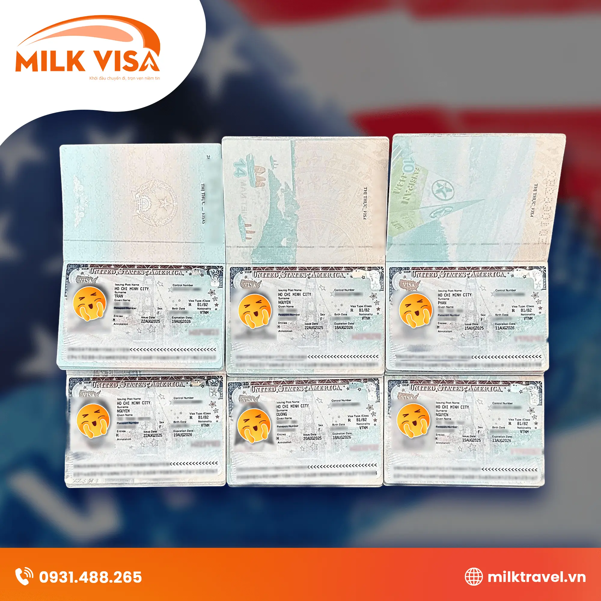 Dịch vụ Visa thành công tại Milk Travel
