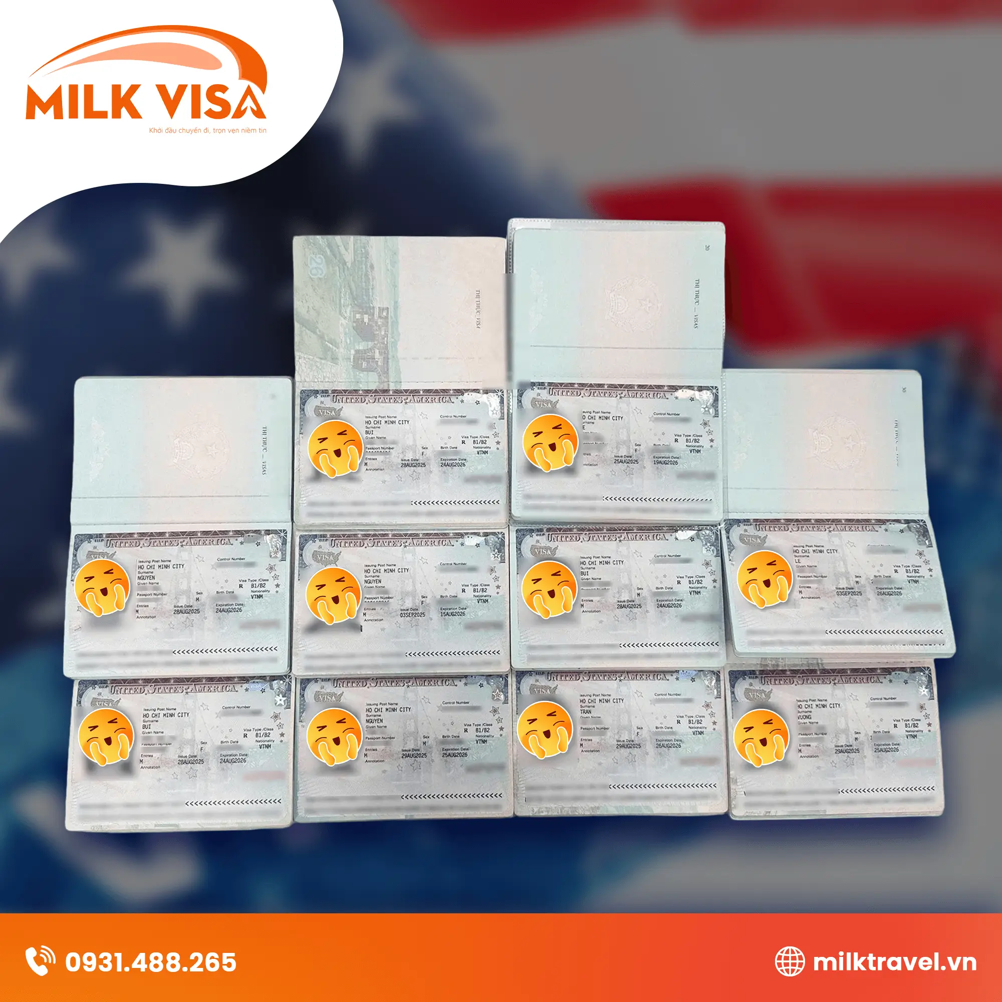 Dịch vụ Visa thành công tại Milk Travel