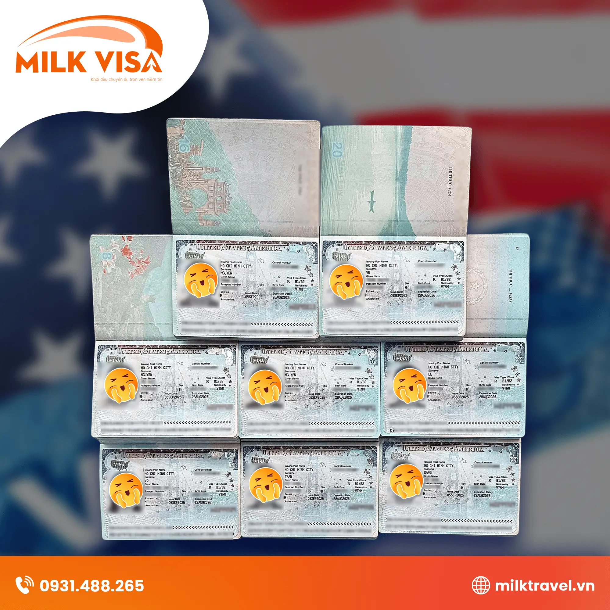 Dịch vụ Visa thành công tại Milk Travel