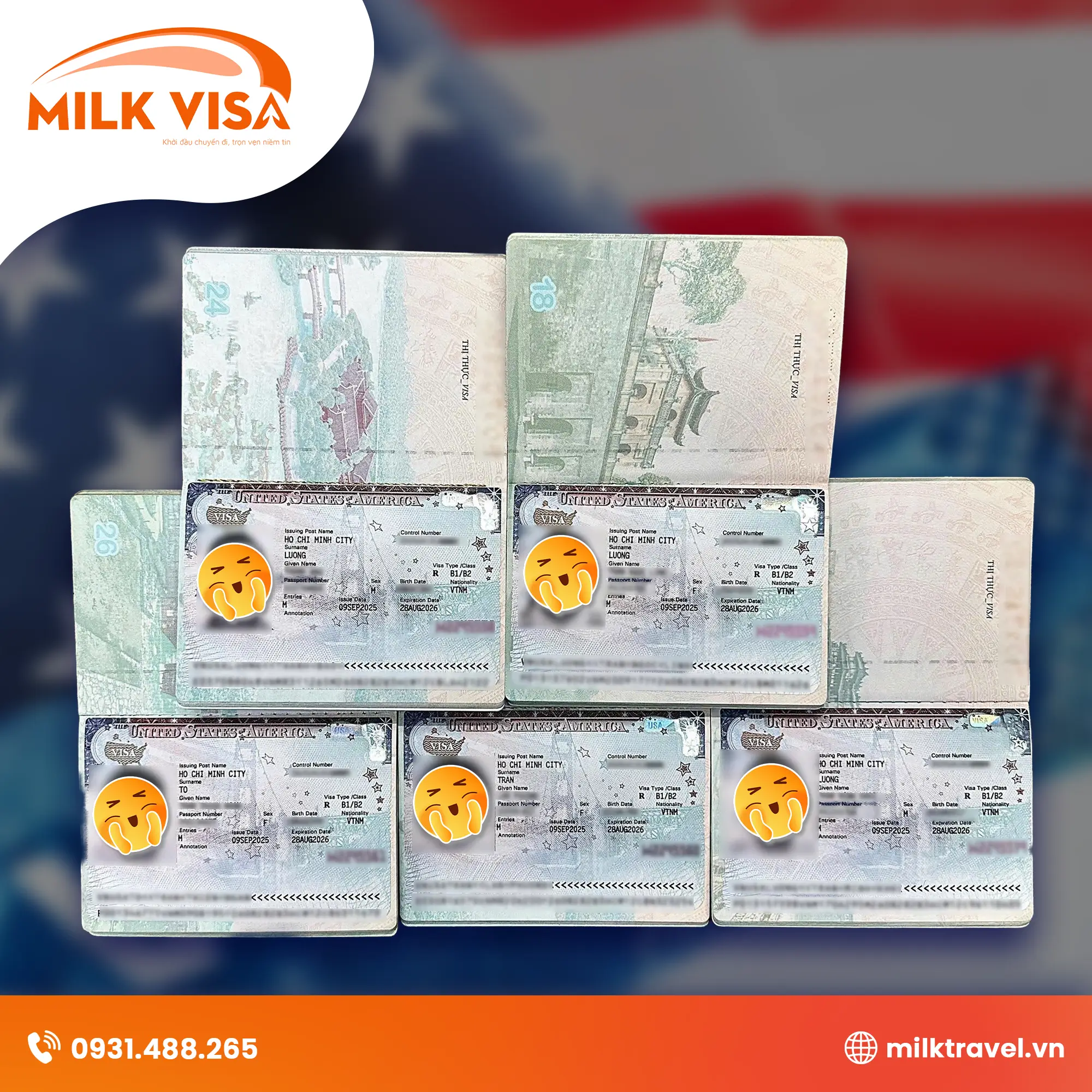 Dịch vụ Visa thành công tại Milk Travel