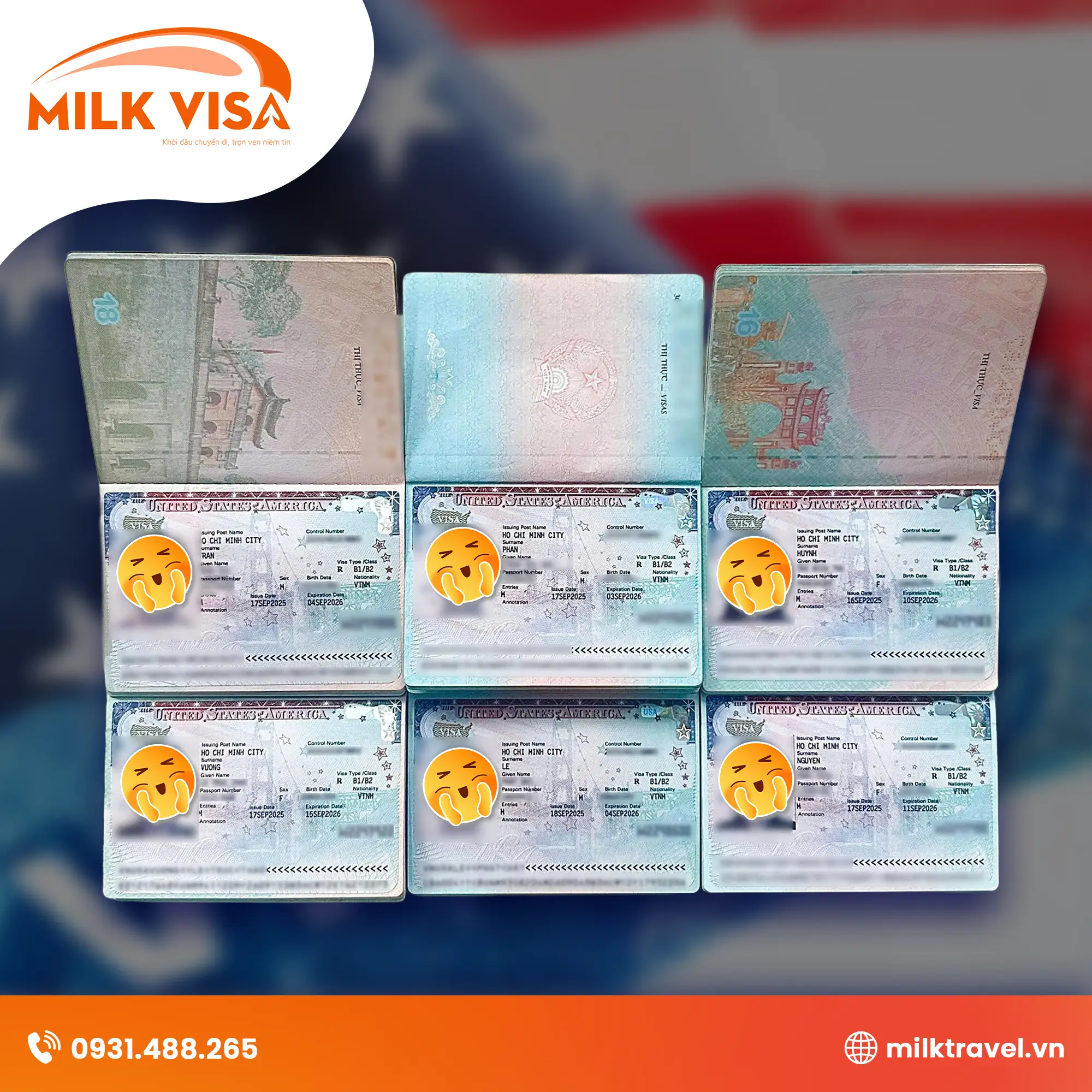 Dịch vụ Visa thành công tại Milk Travel