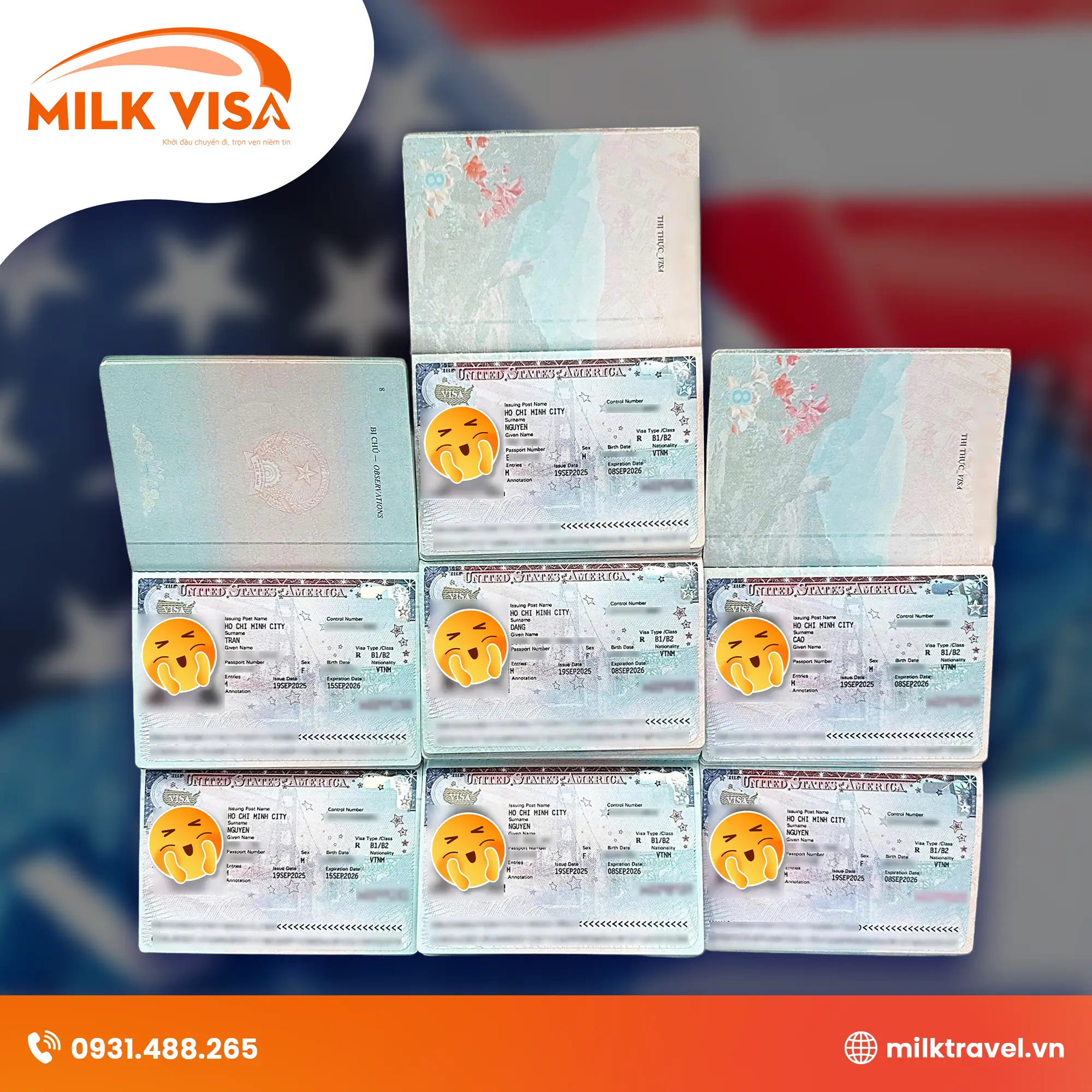 Dịch vụ Visa thành công tại Milk Travel