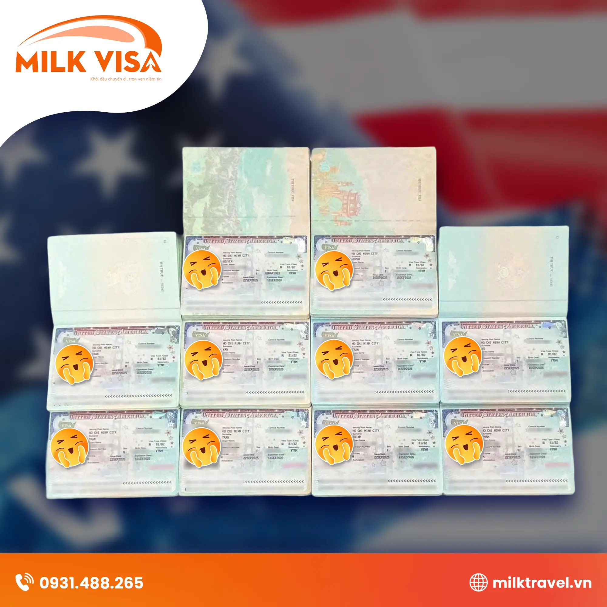 Dịch vụ Visa thành công tại Milk Travel